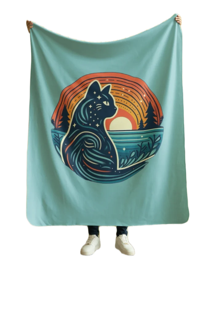 void cat lover blanket