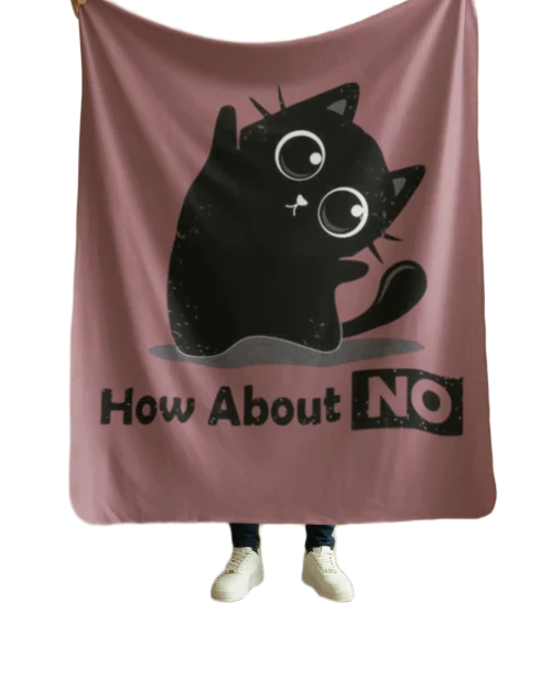 how about no black cat lover blanket