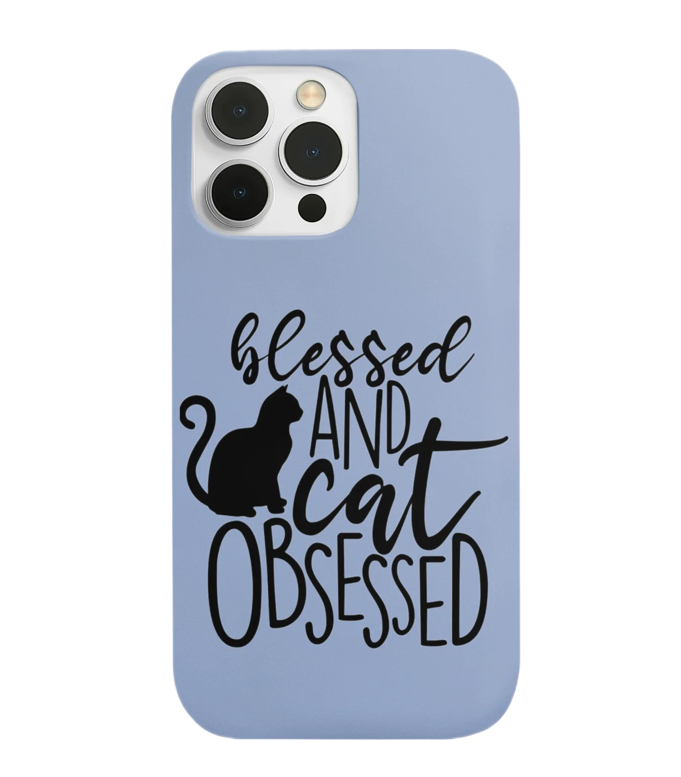 silicone tpu void cat lover phone case