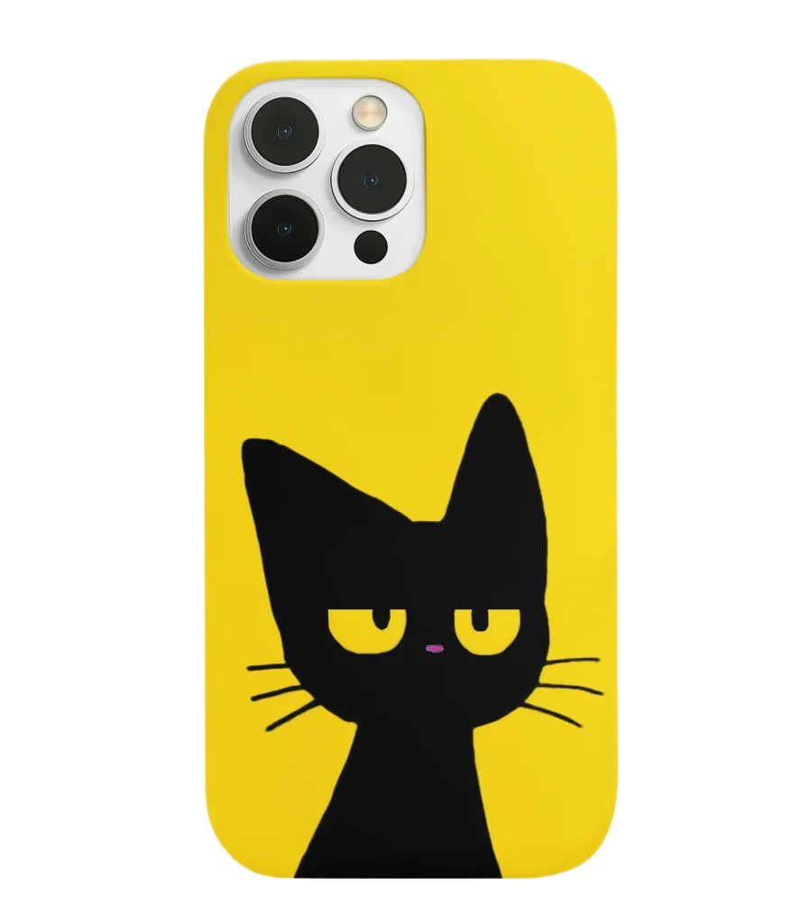 silicone tpu void cat lover phone case