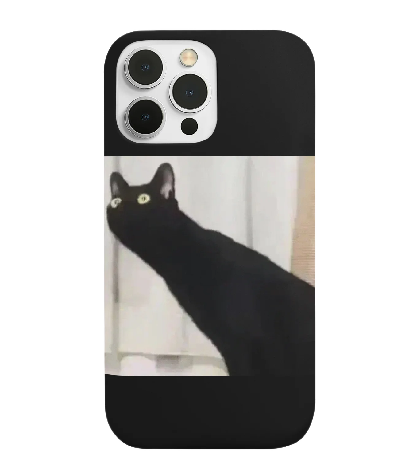 silicone tpu void cat lover phone case